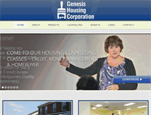 Tablet Screenshot of genesishousing.org